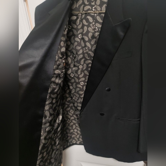 Black Tuxedo Top / Blazer Jacket - Picture 5 of 6